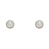 Elements Gold Pearl Stud Earrings