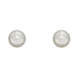 Elements Gold Pearl Stud Earrings