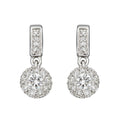 Elements Gold Small Diamond Cluster Earrings