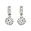 Elements Gold Kleine Diamant Cluster Oorbellen