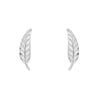 Elements Gold Feather Stud Earrings