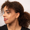 Elements Gold Octagon Hoop Earrings