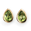 Elements Gold Ohrstecker Peridot Tropfen