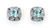 Elements Gold Halbedelstein-Ohrringe mit Diamantenfassung