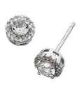 Elements Gold Diamant-Ohrstecker mit weißem Topas