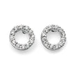 Elements Gold Ohrringe offener Kreis mit Diamanten