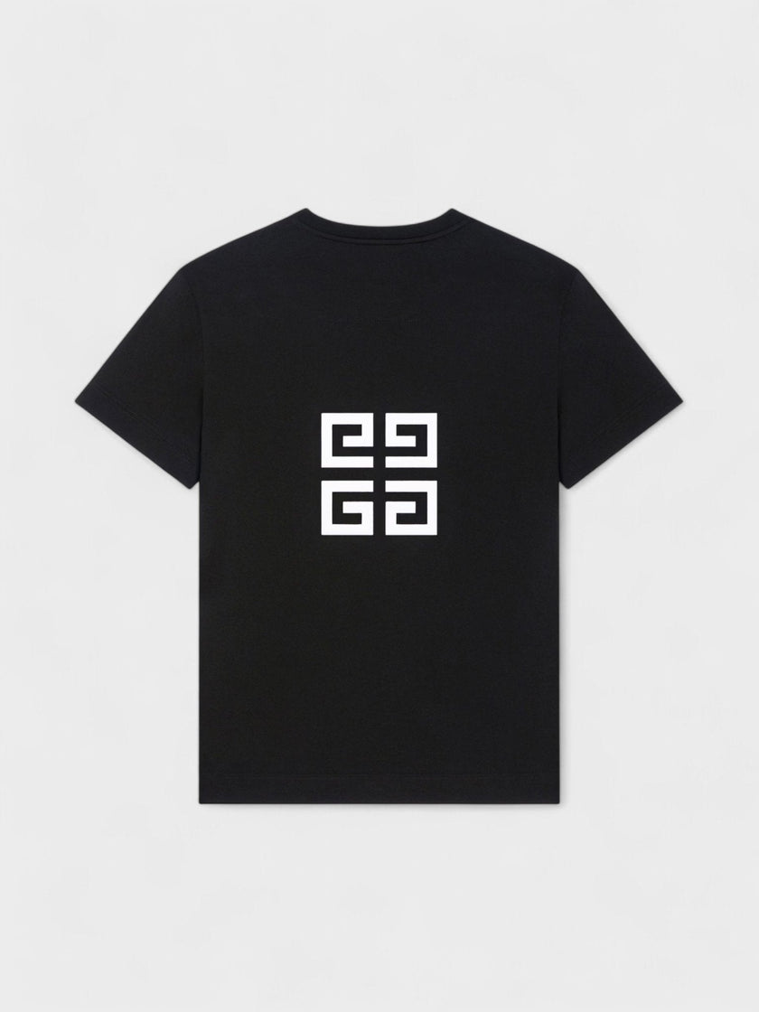 Givenchy Oversized T-Shirt Givenchy Embroidery Black