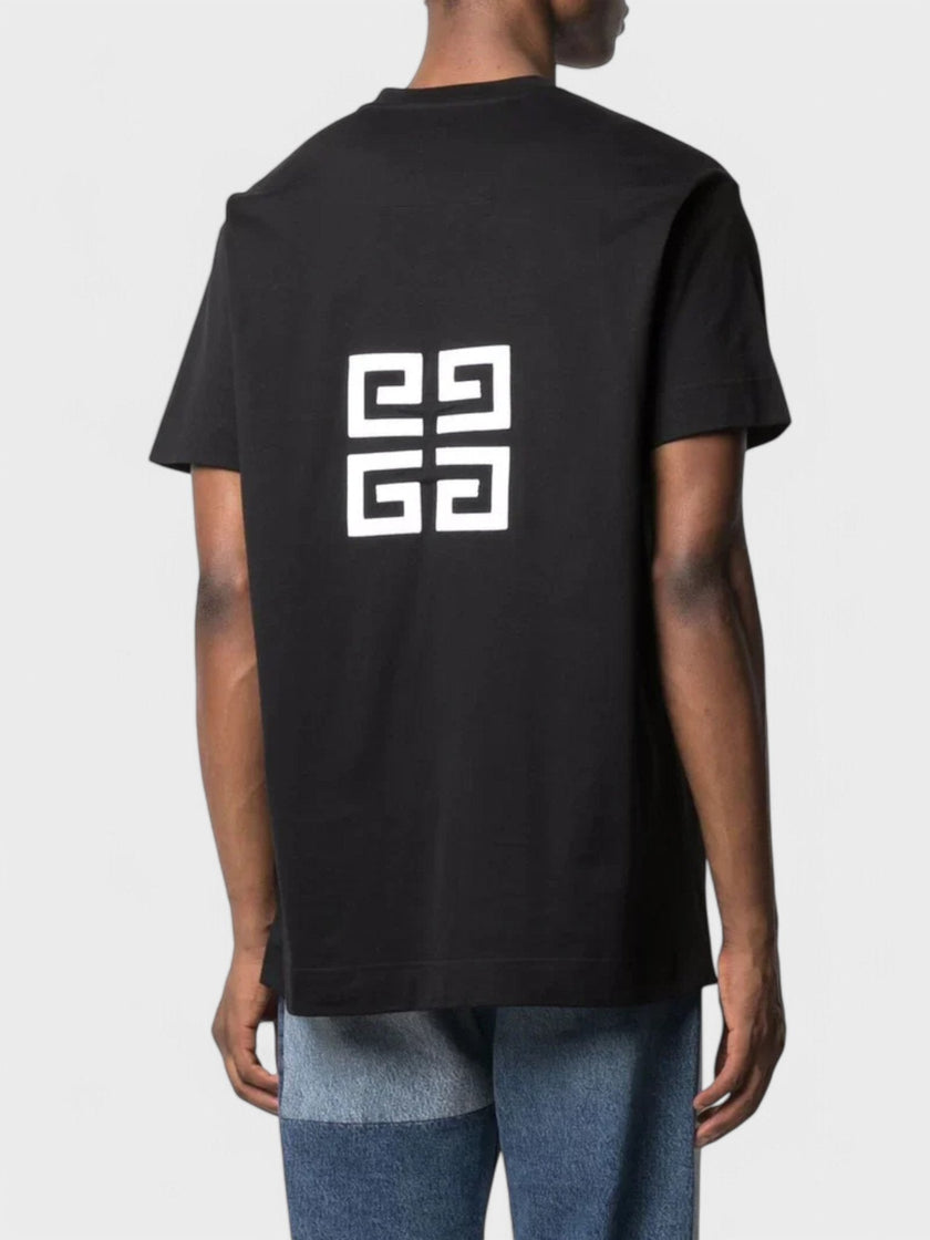Givenchy Oversized T-Shirt Givenchy Embroidery Black
