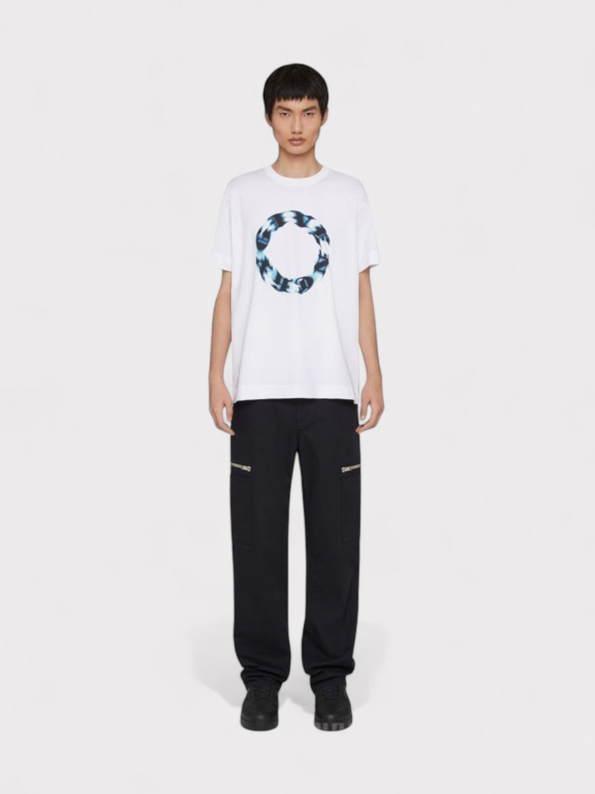 Givenchy Oversized T-Shirt In Cotton With Circle Print