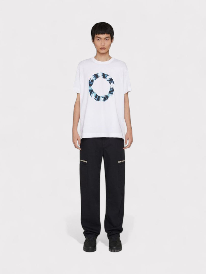 Givenchy Oversized T-Shirt In Cotton With Circle Print