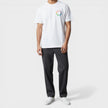 Slim Fit T-Shirt Circle Multi White