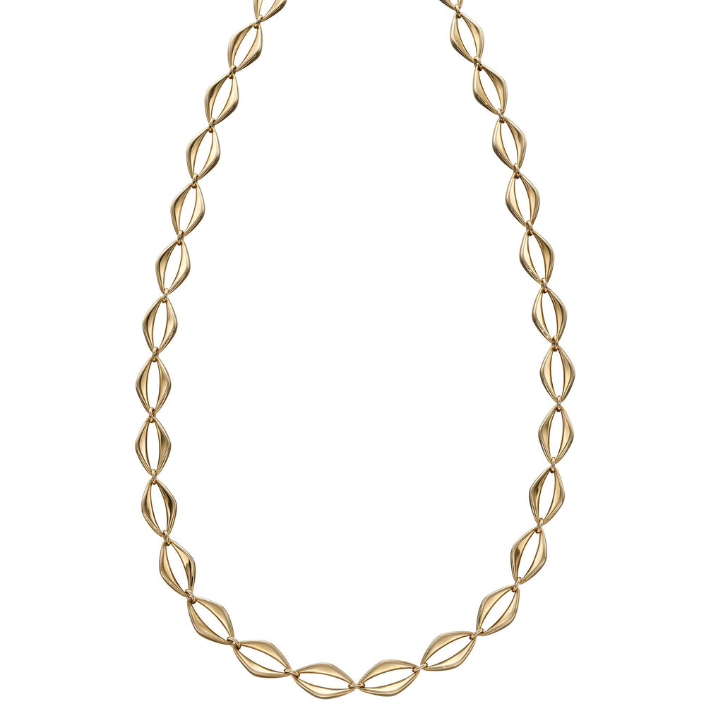 Elements Gold Open Eye Link Necklace