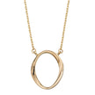Elements Gold Gedraaide Open Ovale Ketting