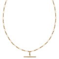 Elements Gold T-Bar Chain Necklace