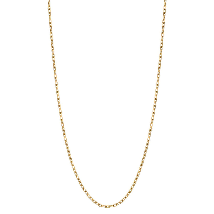 Elements Gold 0.7mm Diamond Cut Trace Chain 56cm-61cm