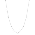 Elements Gold Fine Ball Station Chain Necklace