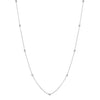 Elements Gold Fine Ball Station Chain Necklace