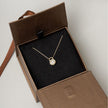 Elements Gold Bezel Set Necklace