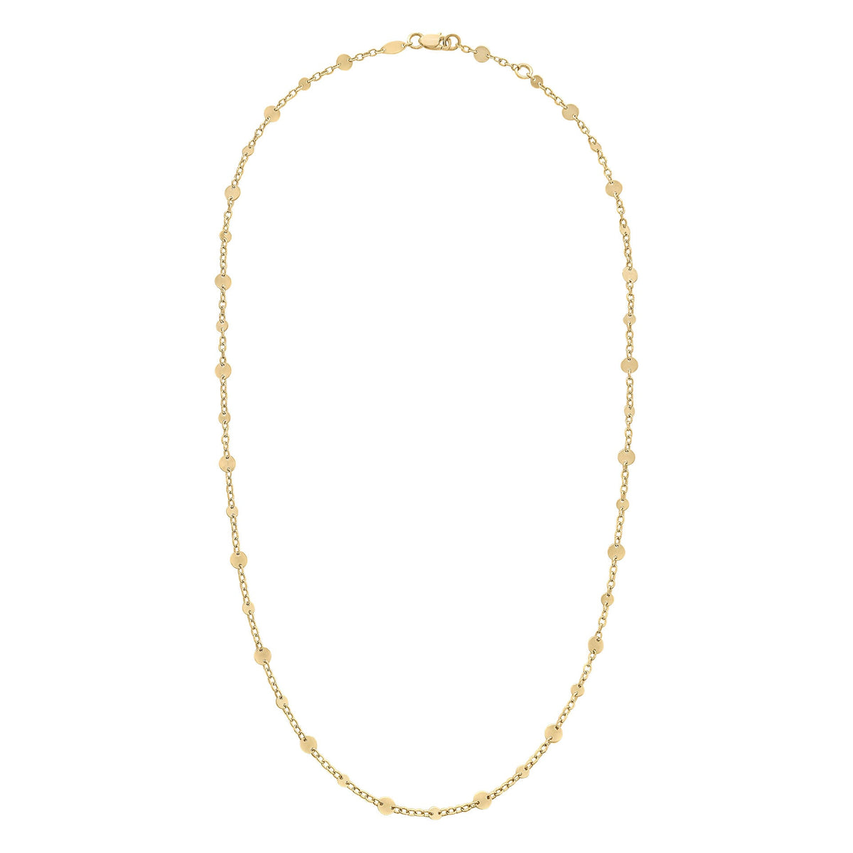 Elements Gold Discs and Chain Necklace