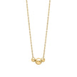 Elements Gold Trilogy Ball Chain Necklace