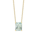 Elements Gold Octagonal Fancy Cut Amethyst Necklace