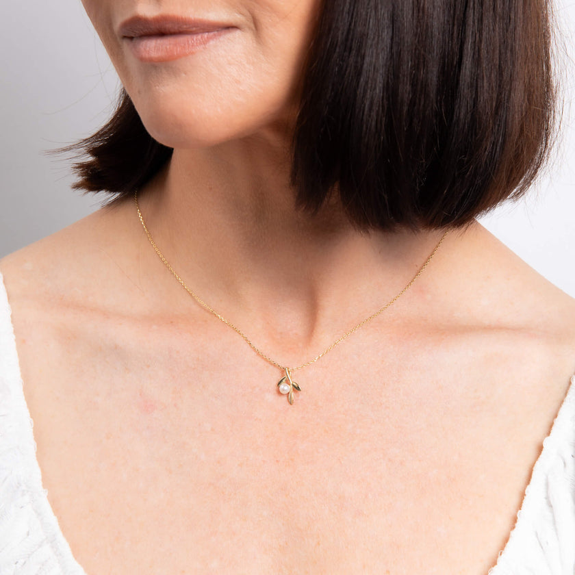 Elements Gold Willow Halskette
