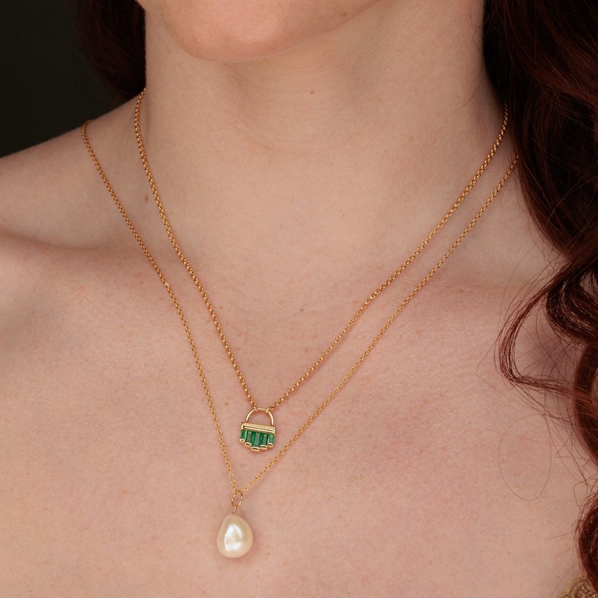 Baroque Pearl Charm