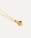 Gold Pearl Sea Shell Necklace