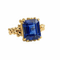 Gold Sapphire Ring - Layla