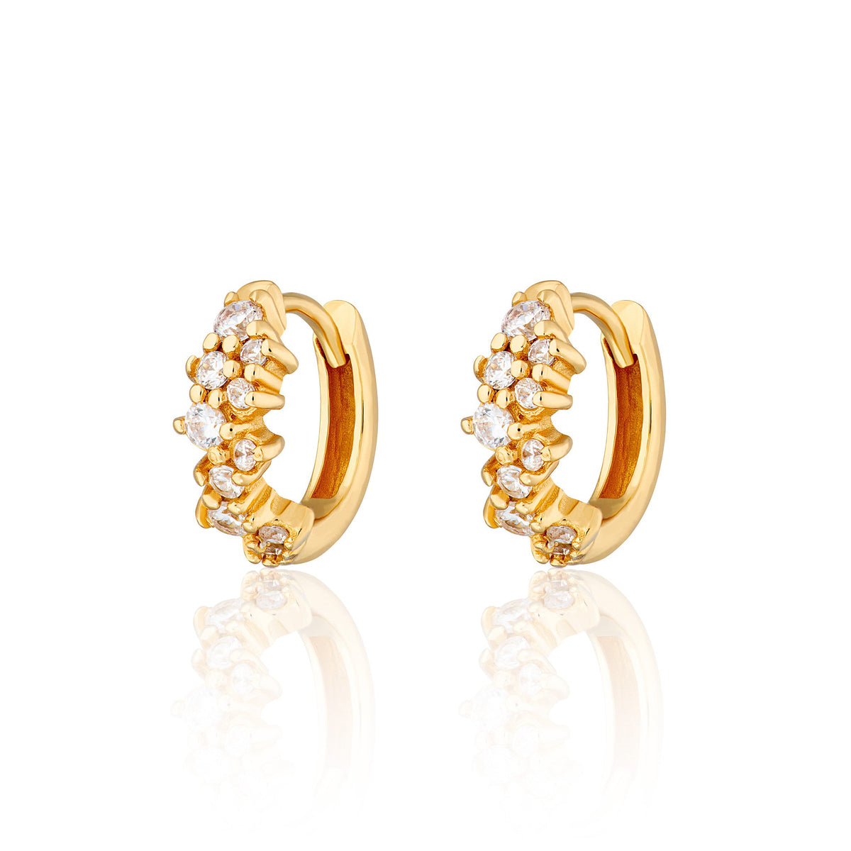 Stardust Huggie Earrings