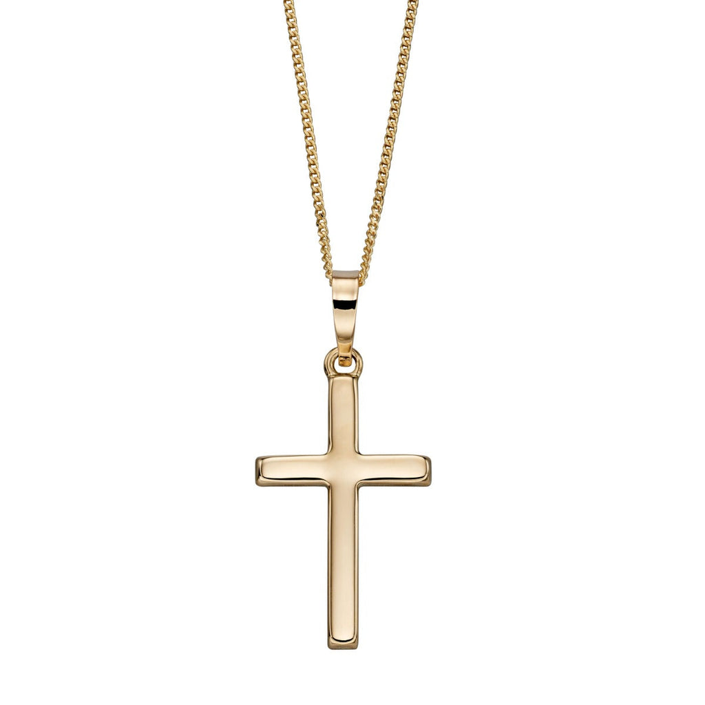 Elements Gold Medium Cross Pendant