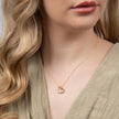 Elements Gold Organic Heart Pendant