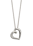 Elements Gold Organic Heart Pendant