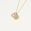 Elements Gold Moon Pendant with Diamonds
