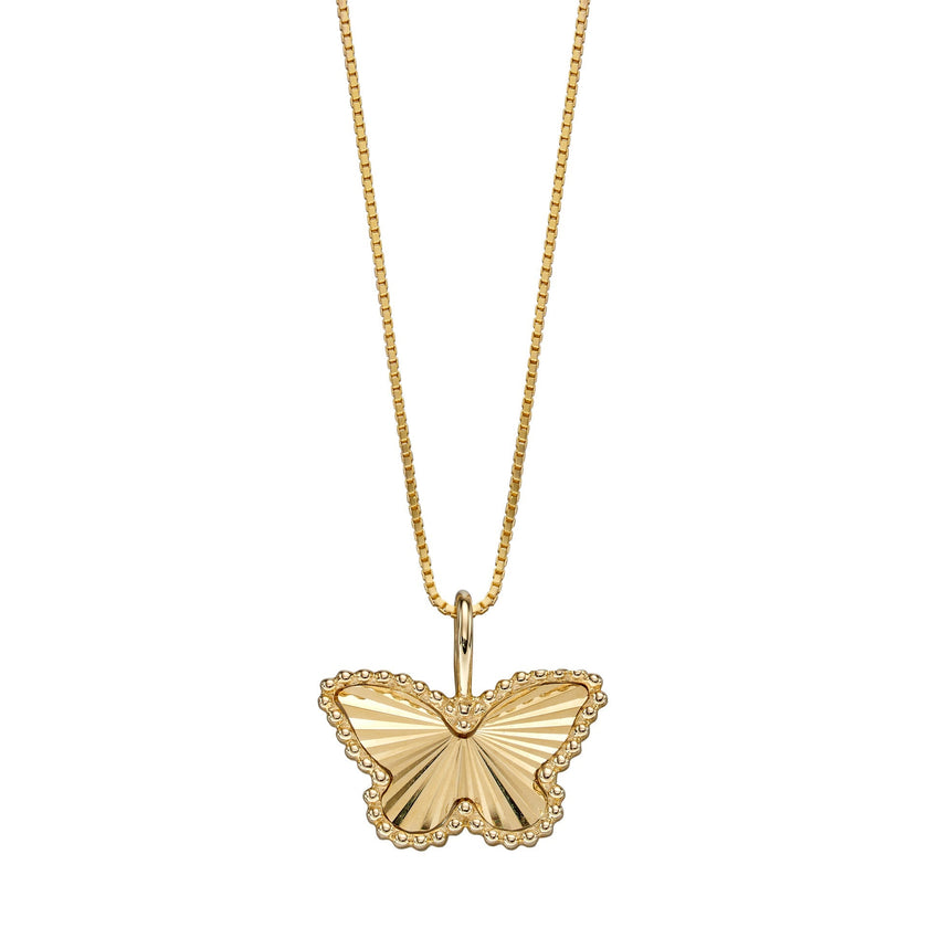Elements Gold Butterfly Pendant