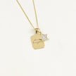 Elements Gold Star Pendant with Diamonds