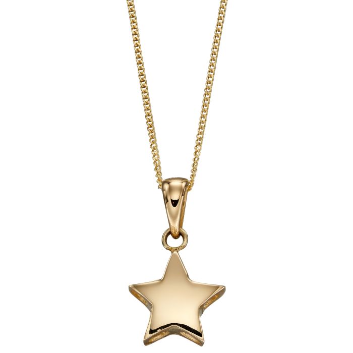 Elements Gold Small Star Pendant