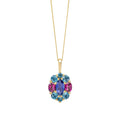 Elements Gold Barcelona Cluster Pendant