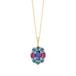 Elements Gold Barcelona Cluster Pendant