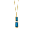 Elements Gold Elongated Topaz Pendant