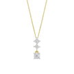 Elements Gold Diamant-Trilogie-Tropfenanhänger