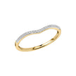Elements Gold Diamanten V-vormige ring