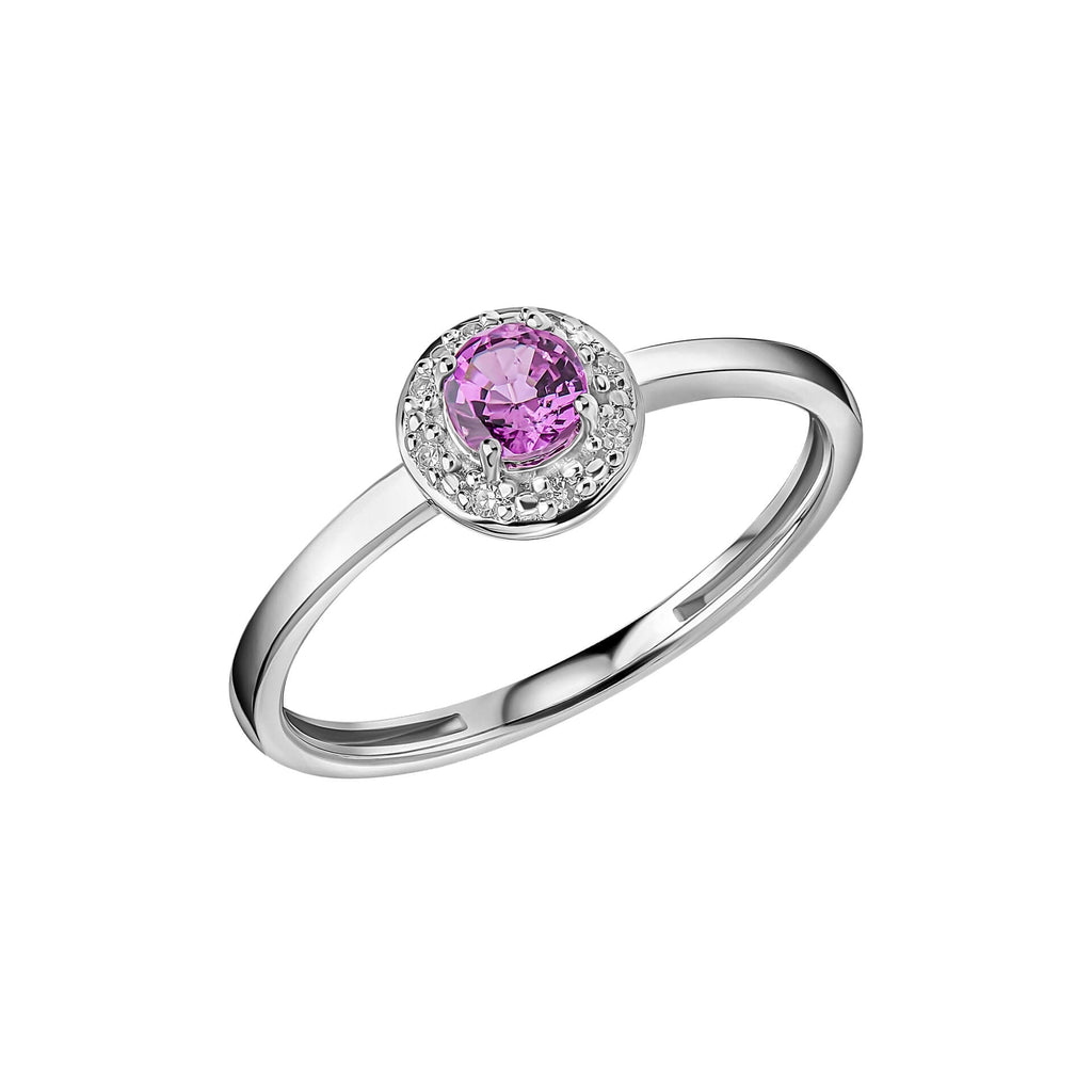 Elements Gold Sapphire and Diamond Ring