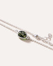 Bracciale a catena ELEMENT in ambra verde