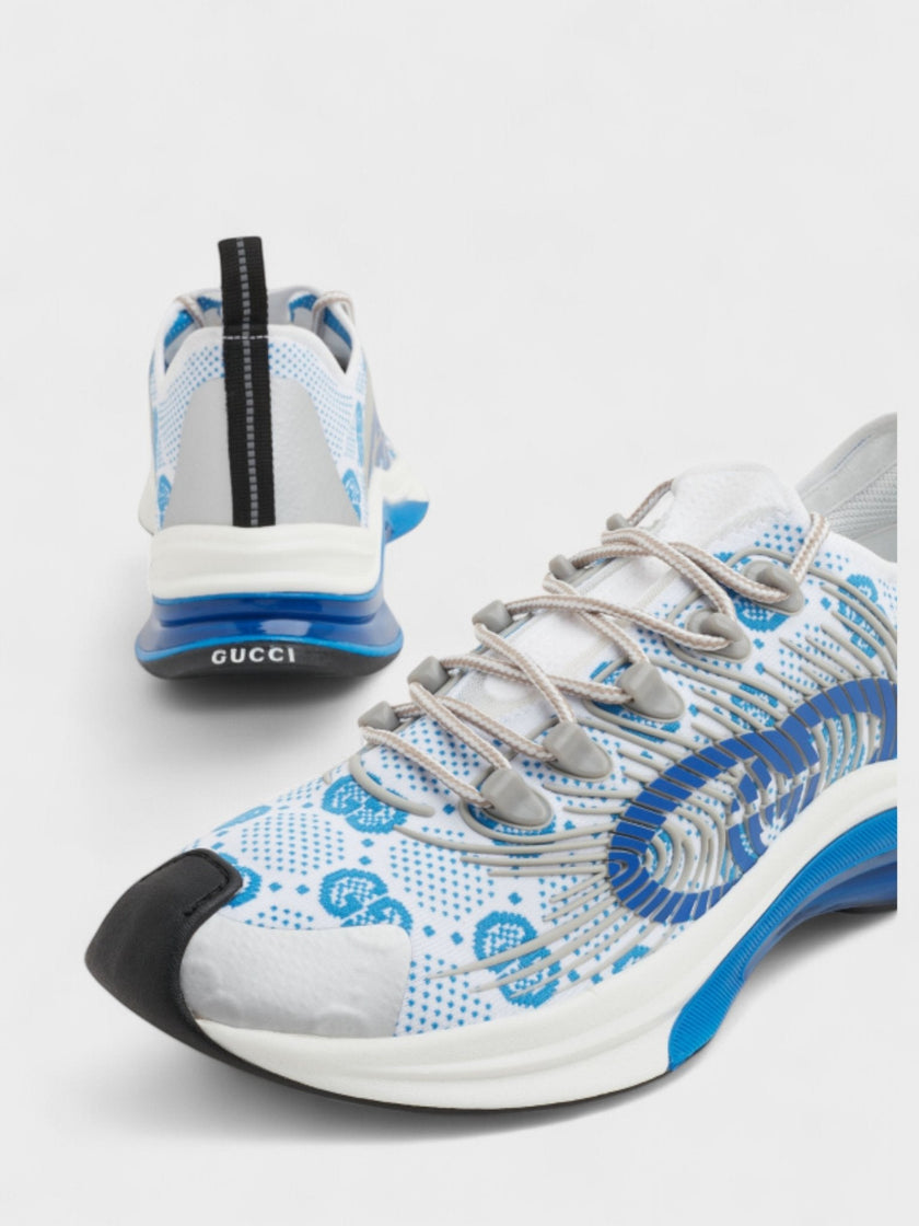 Gucci Run Sneakers Blue White