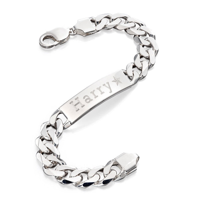 Beginnings Heavyweight ID Bar Curb Bracelet