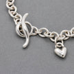 Heart Trace Chain Charm Bracelet