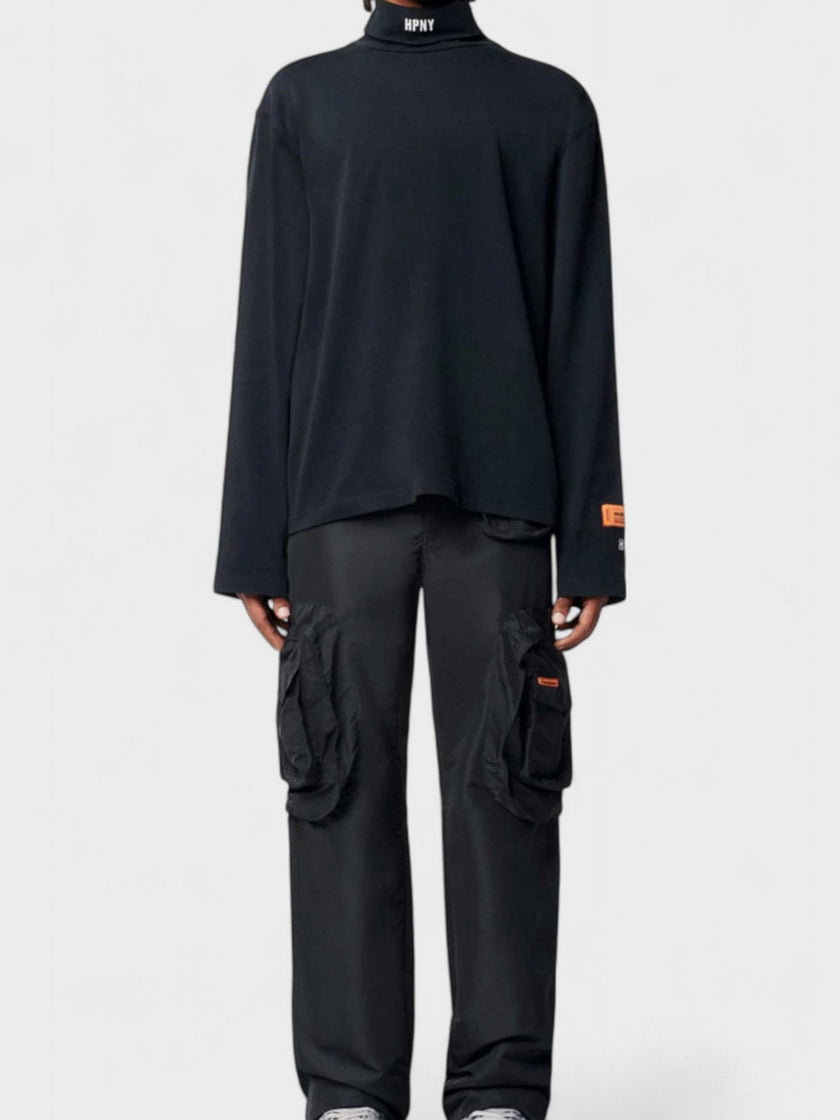 Heron Preston HPNY Embroidered Rollneck Black
