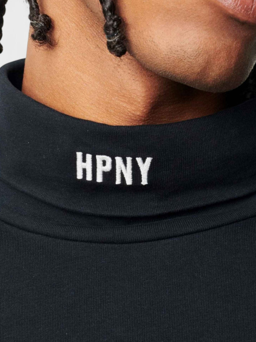 Heron Preston HPNY Embroidered Rollneck Black