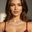 Halsketting met hartvormige choker